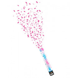 30CM PINK GENDER REVEAL CONFETTI CANNON 30CM PINK GENDER REVEAL CONFETTI CANNON