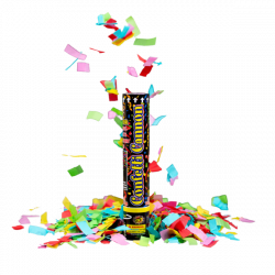 28CM Confetti Cannons Multicolor 28CM Confetti Cannons Multicolor