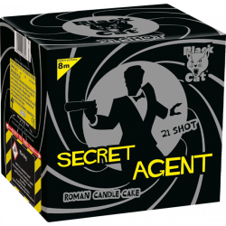 Secret Agent Barrage 21 shots Secret Agent Barrage 21 shots