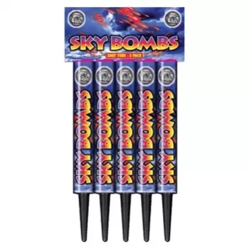 Sky Bombs Shot Tube 5 Pack