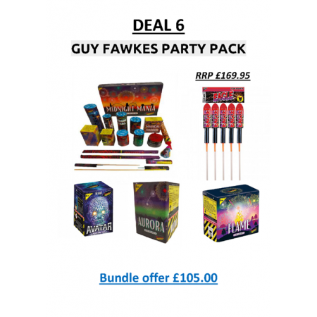 Deal 6 Guy Fawkes Party Pack