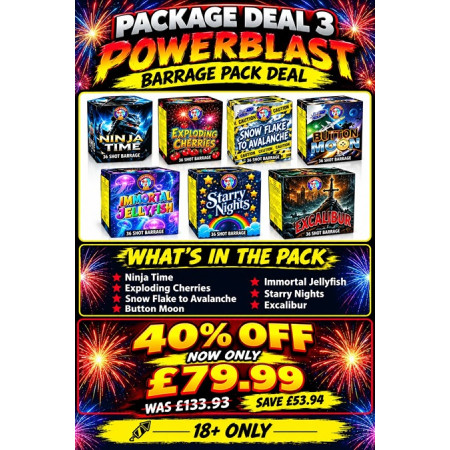 Package Deal 3 Powerblast Barrage pack