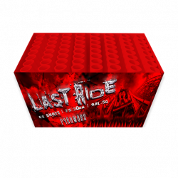 Last Ride 64 Shot Barrage 1.3g Last Ride 64 Shot Barrage 1.3g