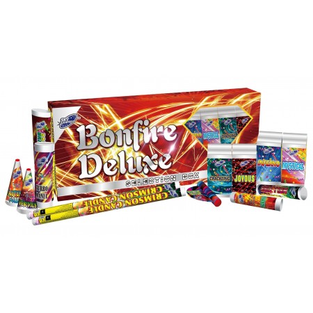 Bonfire Deluxe 13 Fireworks with free rockit pack